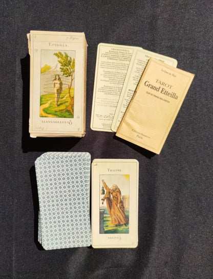 Grand Etteilla Egyptian gypsies Tarot Duserre-Gift -Divination -Cartomancy -Clairvoyance -Fortune telling -Esotericism
