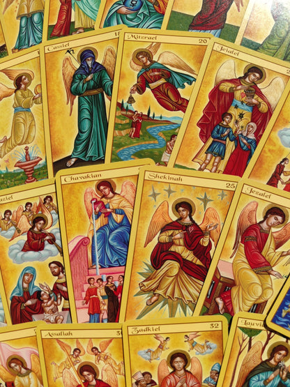 Oracle Angels Karma 2003- Lo Scarabeo-gift-divination-cartomancy-clairvoyance-fortune telling- tarot deck-esotericism-divinatory guidance