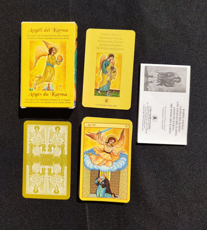 Oracle Angels Karma 2003- Lo Scarabeo-gift-divination-cartomancy-clairvoyance-fortune telling- tarot deck-esotericism-divinatory guidance