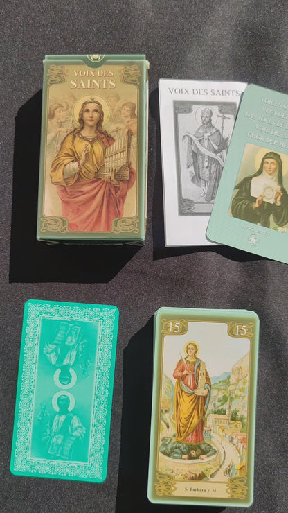 La Voix des Saints – Tarot Spirituel Chrétien Rare Lo Scarabeo 2004 – 78 Cartes Collection