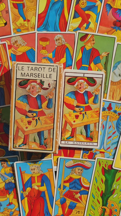 Tarot de Marseille Maritxu de Guler – Édition Fournier 1983 – Jeu Complet 78 Cartes