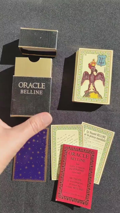 Oracle Belline Luxury Version Gold edges 1997-gift-divination-cartomancy-clairvoyance-fortune telling-esotericism-divinatory guidance