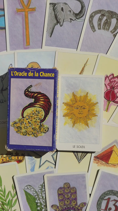 Oracle de la Chance 2003 – Jeu Divinatoire Français Rare – 48 Cartes + Livret