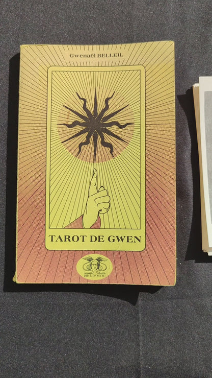Tarot de Gwen 1979 – Jeu Divinatoire Rare – 22 Arcanes Majeurs + Livre en Français