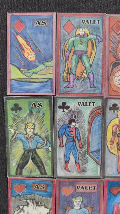 Oracle L’Arcanatempo – Cartes Divinatoires Françaises – Jeu Rare de 32 Cartes