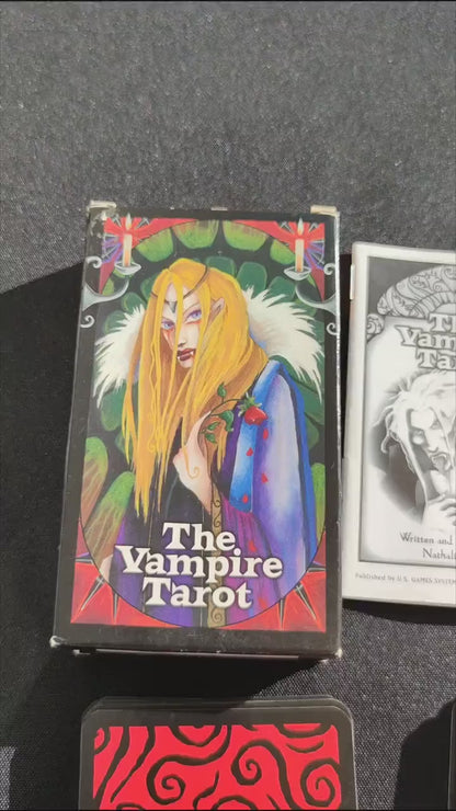 Tarot des Vampires – Jeu de Tarot Gothique Rare (2001) – 78 Cartes + Livret – US Games Systems