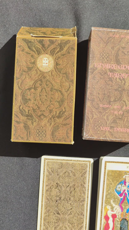 Tarot Shakespeare –1990 Édition Limitée Illustrée par Luigi Scapini (78 Cartes + Livret)
