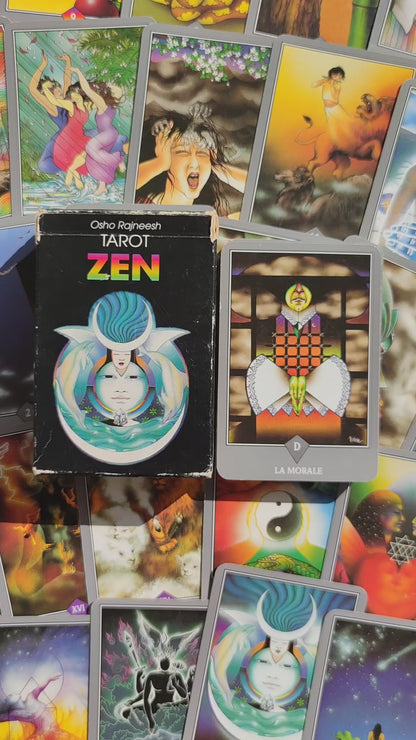 Tarot Zen 1995 – Jeu Divinatoire Rare pour Méditation, Introspection et Pleine Conscience